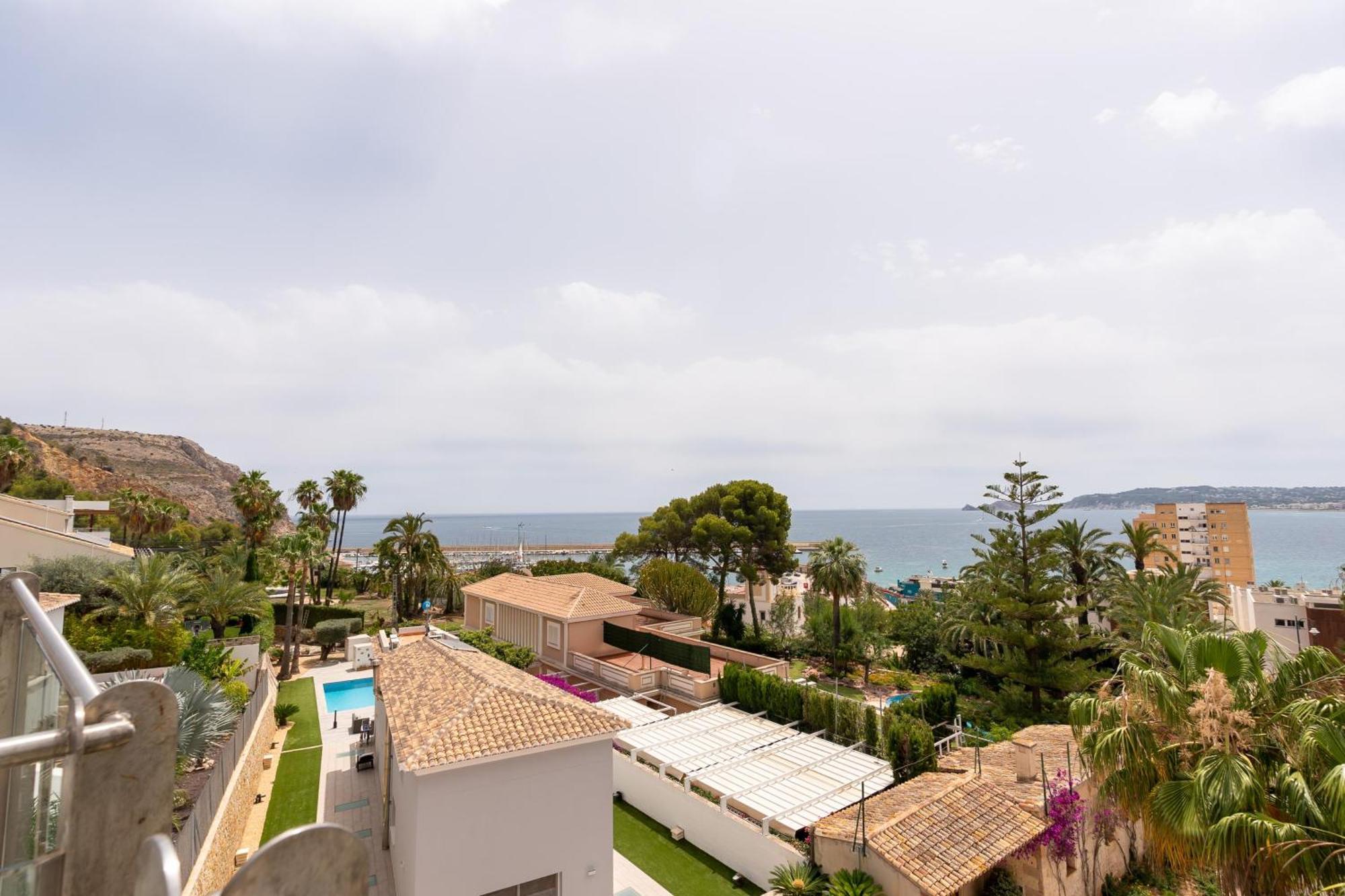 Villa Javea Port Townhouse With Amazing Sea Views & Communal Pool Exterior foto
