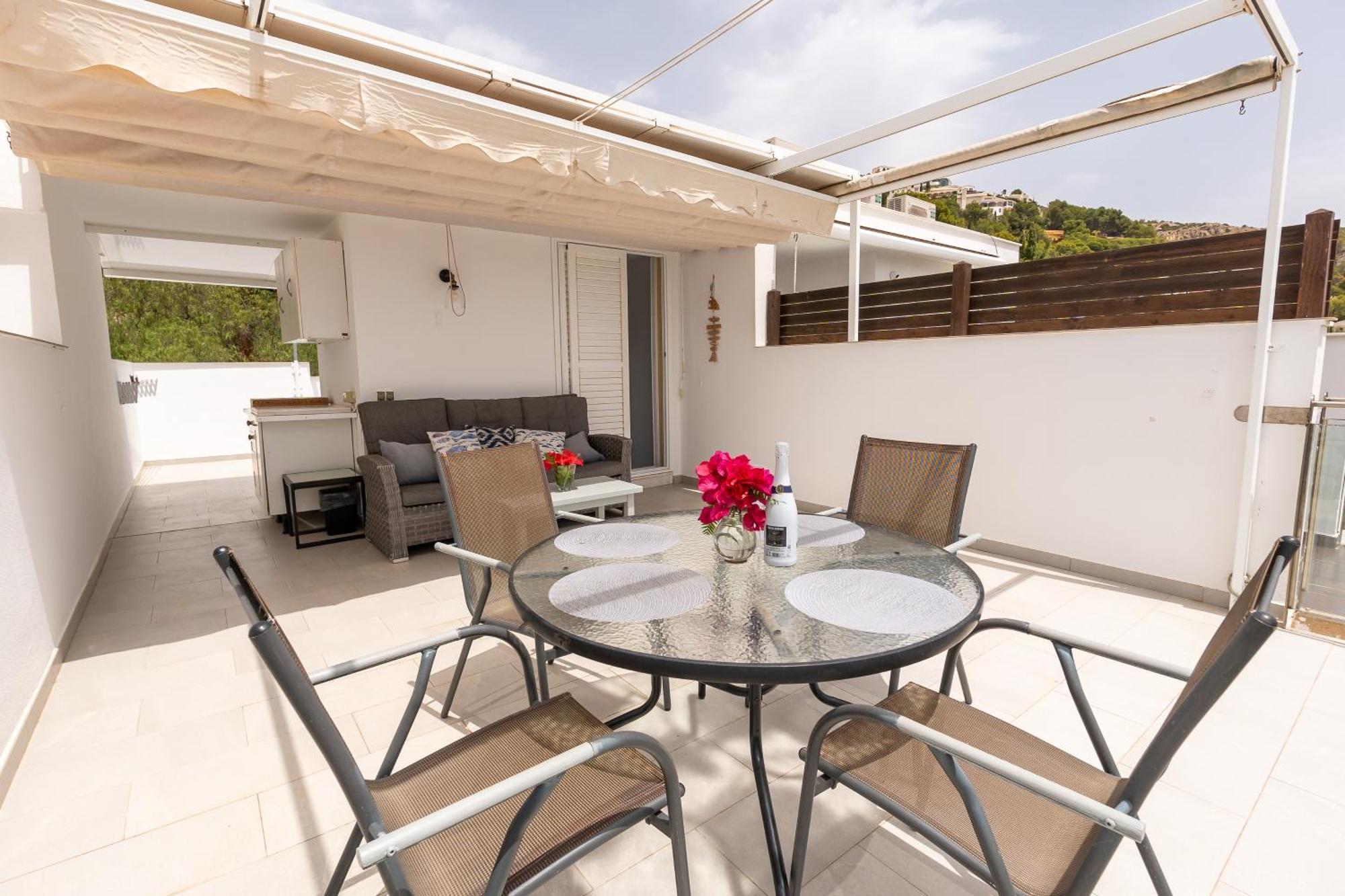 Villa Javea Port Townhouse With Amazing Sea Views & Communal Pool Exterior foto
